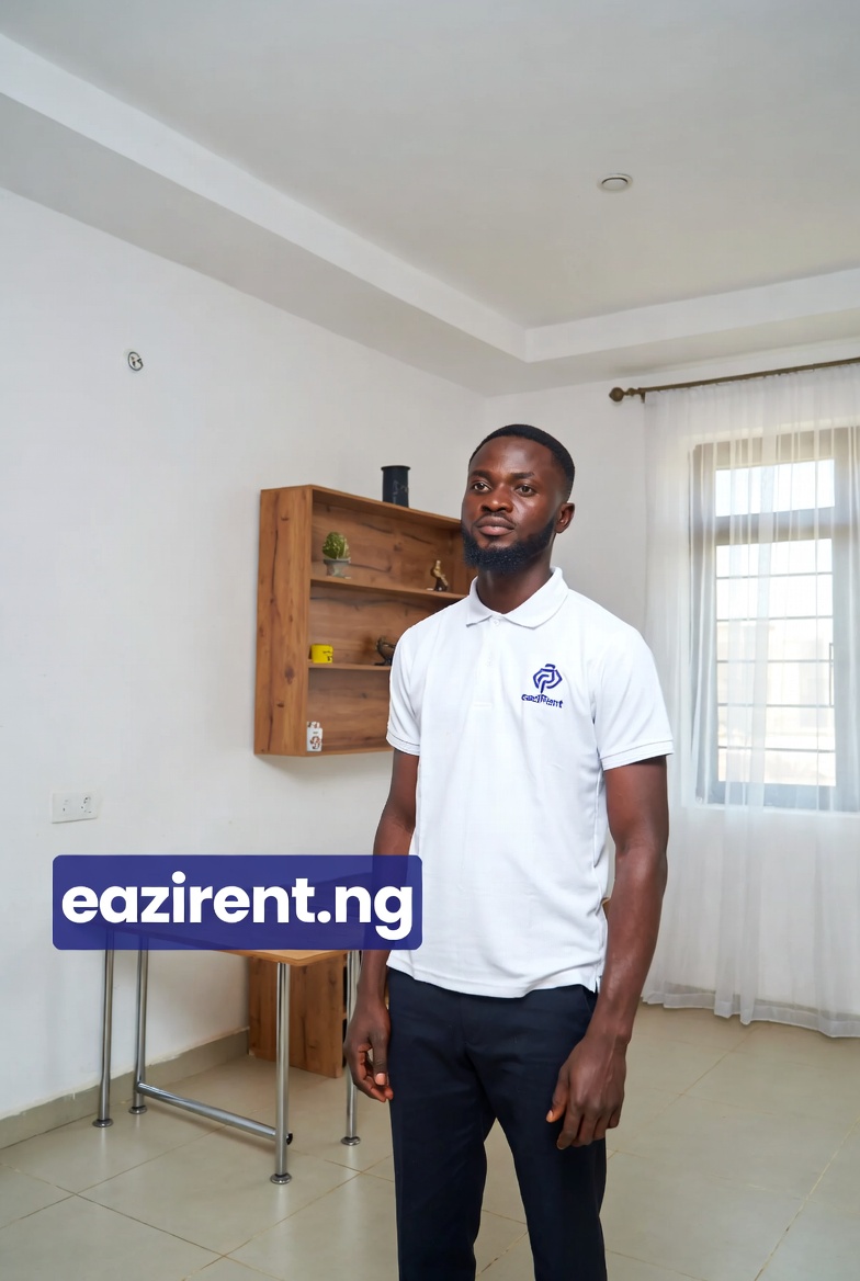 SPACIOUS ROOM AND PARLOR SELF CON AVAILABLE TO LET AT  IJOKA TILES ALTHROUGH, WATER RUNNING, FENCED AND GATED RENT 